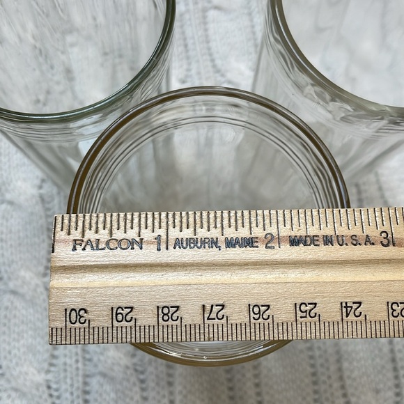 Vtg Anchor Hocking lot of 3 Various Jam jelly juice jars similar yet different - Picture 7 of 7